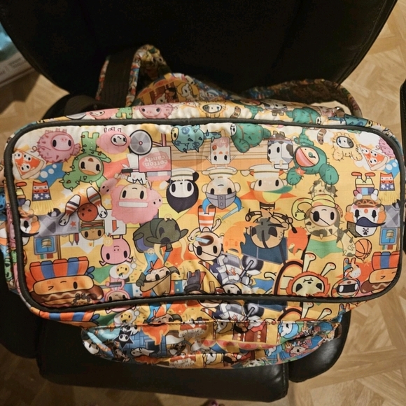 Colorful Character Print Backpack - Picture 3 of 4